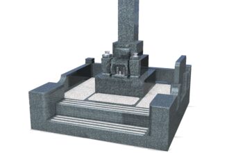 ８寸名古屋和型墓石（3㎡）国産 天山石