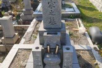 【墓清掃・クリーニング】名古屋市天白区 Before