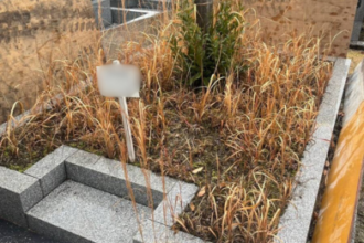 【墓石解体・撤去工事】名古屋市緑区 Before
