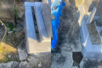 【墓所補修工事】東郷町