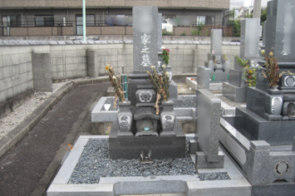 【追加戒名彫刻・色入れ直し】名古屋市緑区 Before