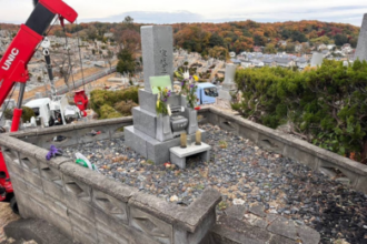 【墓石解体・撤去工事】名古屋市天白区 Before