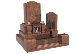 ニューインペリアルレッド　和洋型墓石（2㎡）