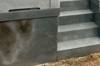 【墓石クリーニング・サビ除去】名古屋市天白区 Before