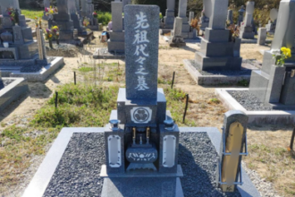 【墓石移設・外柵新設・クリーニング・色入れ】名古屋市対応｜愛知県知多郡美浜町｜施工事例 After