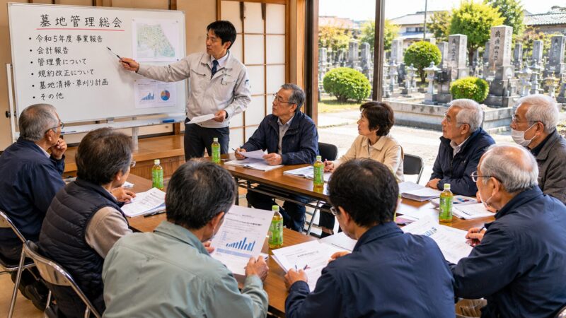 墓地総会を円滑に運営する方法|参加率向上と合意形成のコツ