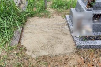 【墓じまい工事】名古屋市対応|半田市 北部墓地|墓石解体・撤去工事|施工事例